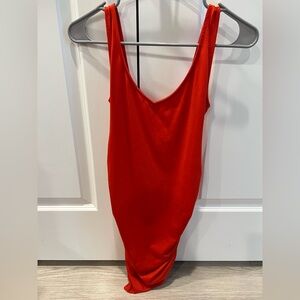 SHEIN Bold Red Dress